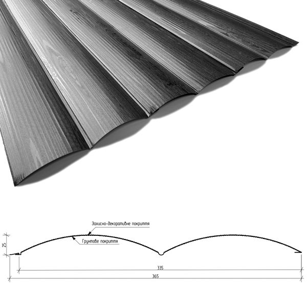 Металевий фасадБлок-Хауз CLASSIC
