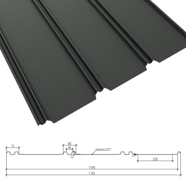 Фальц настилWAVE